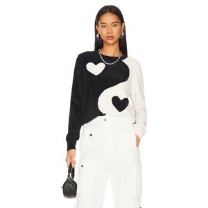 NWT: Yin Yang Classic Eyelash Sweater in Black & Stone
By Spiritual Gangster OBO